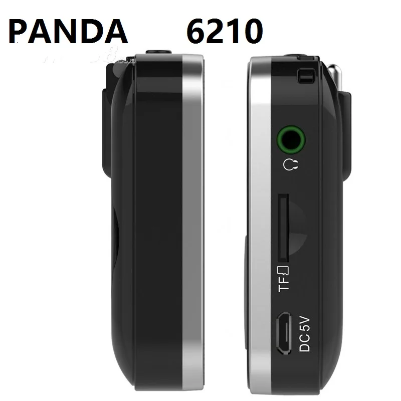 PANDA-Mini rádio mãos-livres portátil, 6210 alto-falante sem fio Bluetooth, cartão TF, bateria de lítio