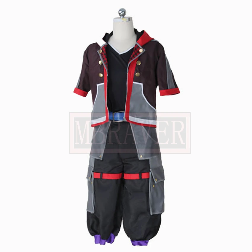 Kingdom Hearts Sora Cosplay Costume Halloween Christmas Party Uniform Custom Made Any Size