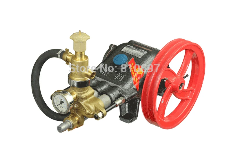 High Pressure Piston Pump 4MPa Pressure Washer Plunger Pump 55/58/40 Washing Machine Pump 40L/min Brass/Iron Head Belt drive