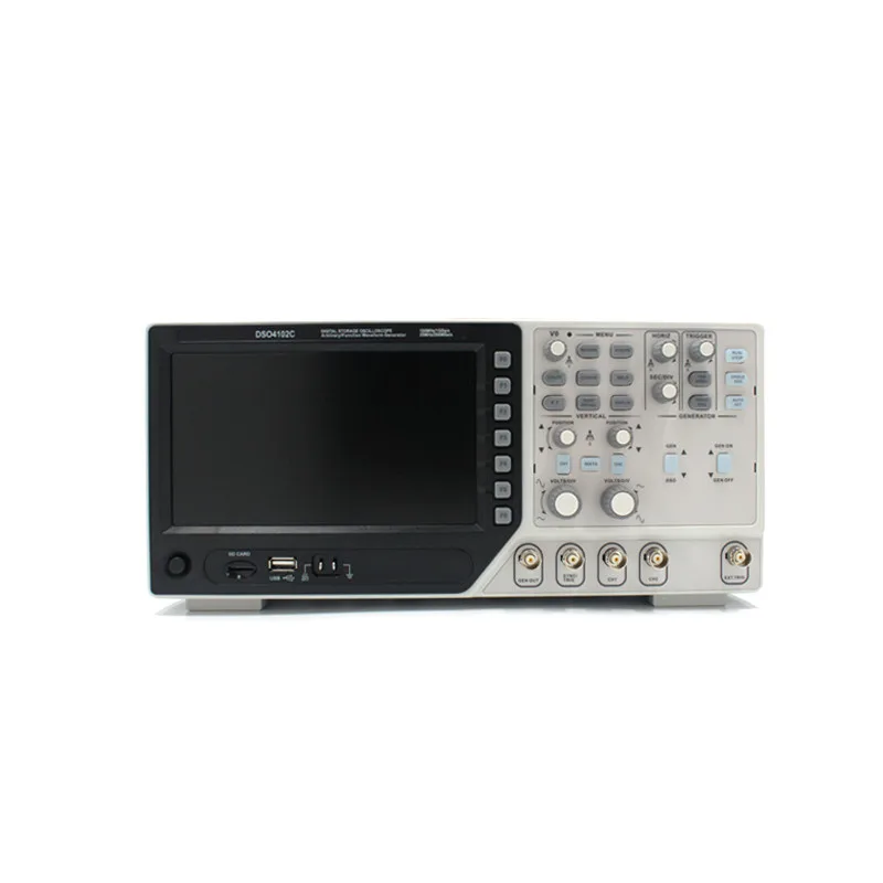 Original High Quantity DSO4102C Digital Oscilloscope USB Handheld 100MHz 2 Channels LCD Display Instrument Arbitrary Function