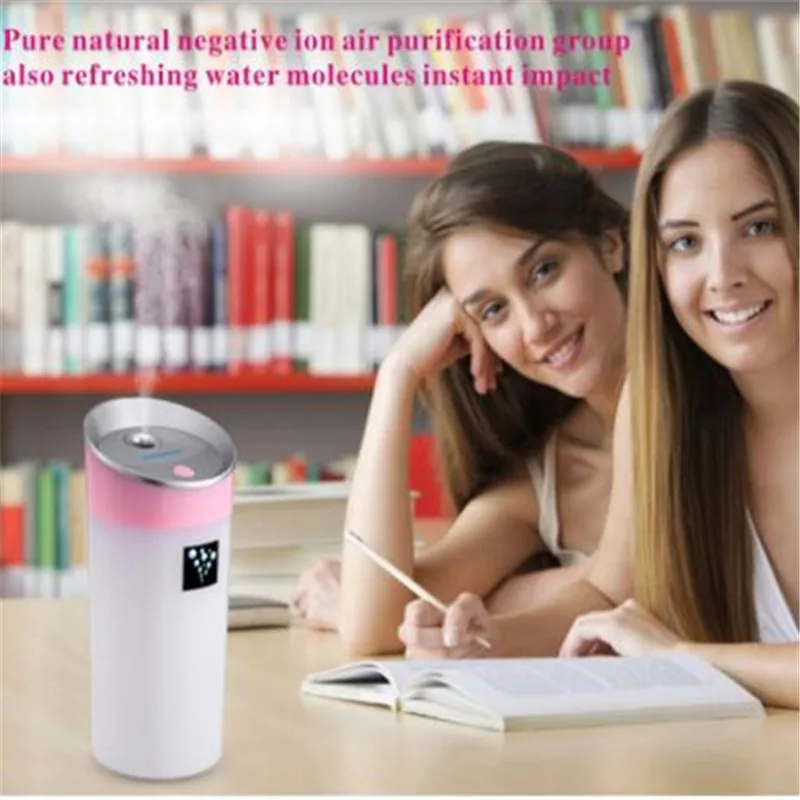 300ML USB Humidifier Mini Aroma Diffuser Humidifier For Car Essential Oil Diffuser Huile Essentil Room Humidificador 7 Led Color