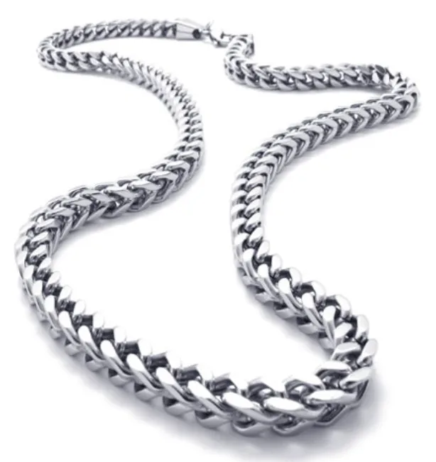 24 inch  Stainless Steel 6mm Figaro Chain Necklace High quality wholesale price for Men Gifts