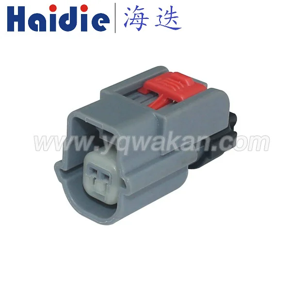 Free shipping 5sets 2pin Auto Electric  wire harness plug plastic cable  connector  HD027K-0.6-21