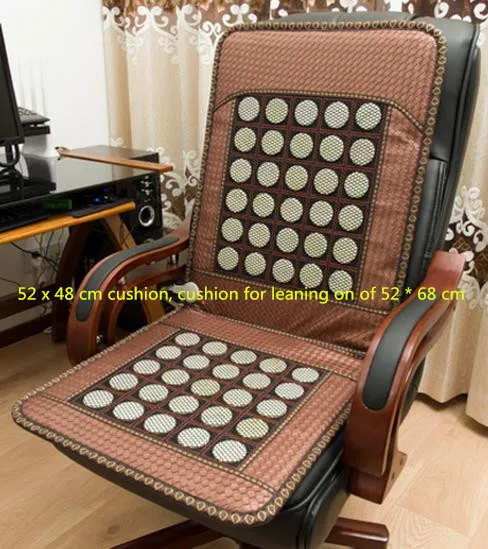 

Jade cushion germanium stone cushion office heating boss chair cushion heating cushion for leaning on of ochre heating pad edge