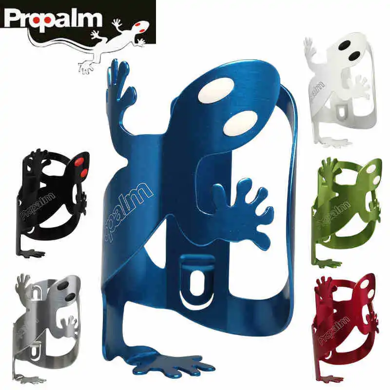 PROPALM  gecko bike bicycle bottle cage bottle bracket holder anode Aluminum colorful