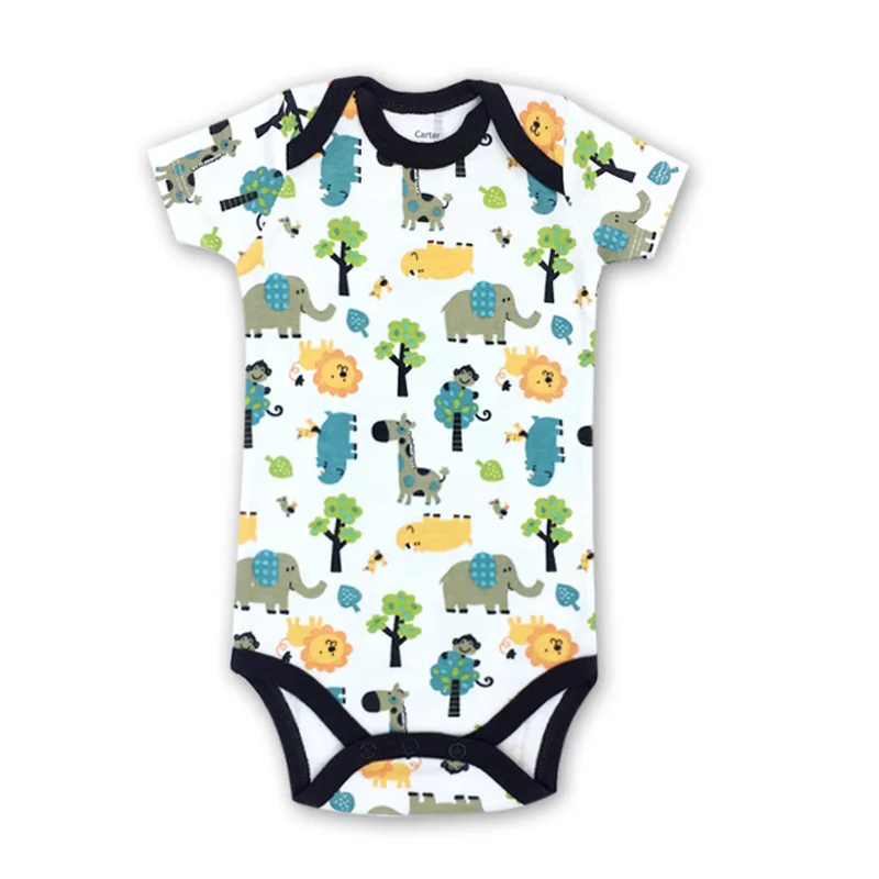 1 pieces baby clothes cotton short-sleeved bag fart clothing  short-sleeved jumpsuit romper children's clothing grils &Boys