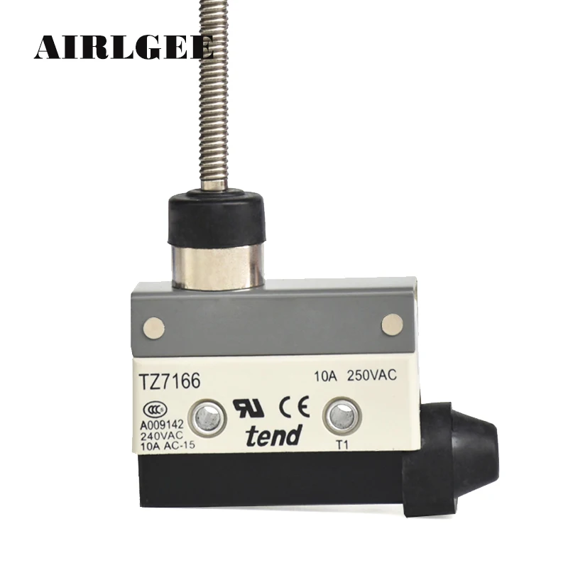 1Pcs TZ-7166 Coil Spring Actuator Momentary Micro Limit Switch Ui 380V 10A