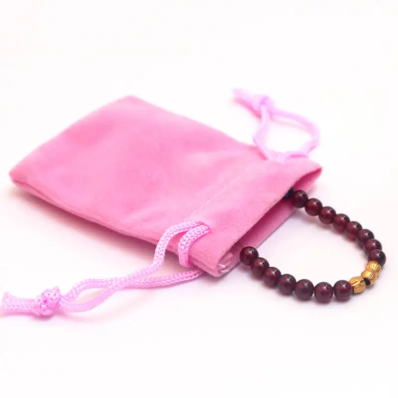 

Wholesale 100pcs/lot 5x7cm Pink Velvet Bag Mini Jewelry Bag Favor Charms Jewelry Packaging Bags Velvet Drawstring Pouch Gift Bag