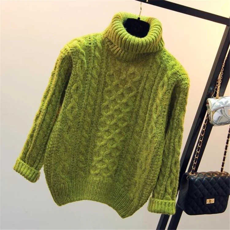 2023 Hot Autumn And Winter Style Pullover Long Sleeve Knit Sweater Women