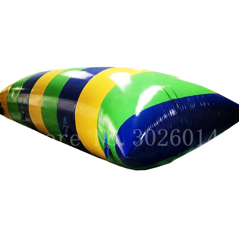 Free Shipping Inflatable Jumping Blob 11x3m 0.9mm PVC Material Inflatable Water Catapult Water Pillow Bouncing Bag Free a Pump