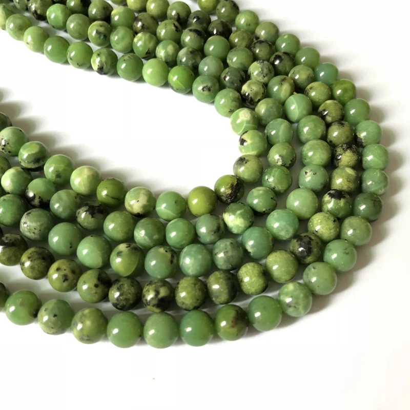 AA quality 1strand Natural Chrysoprase 6MM 8MM Round Semi Gem Stone Jewelry Making Beads 15.5