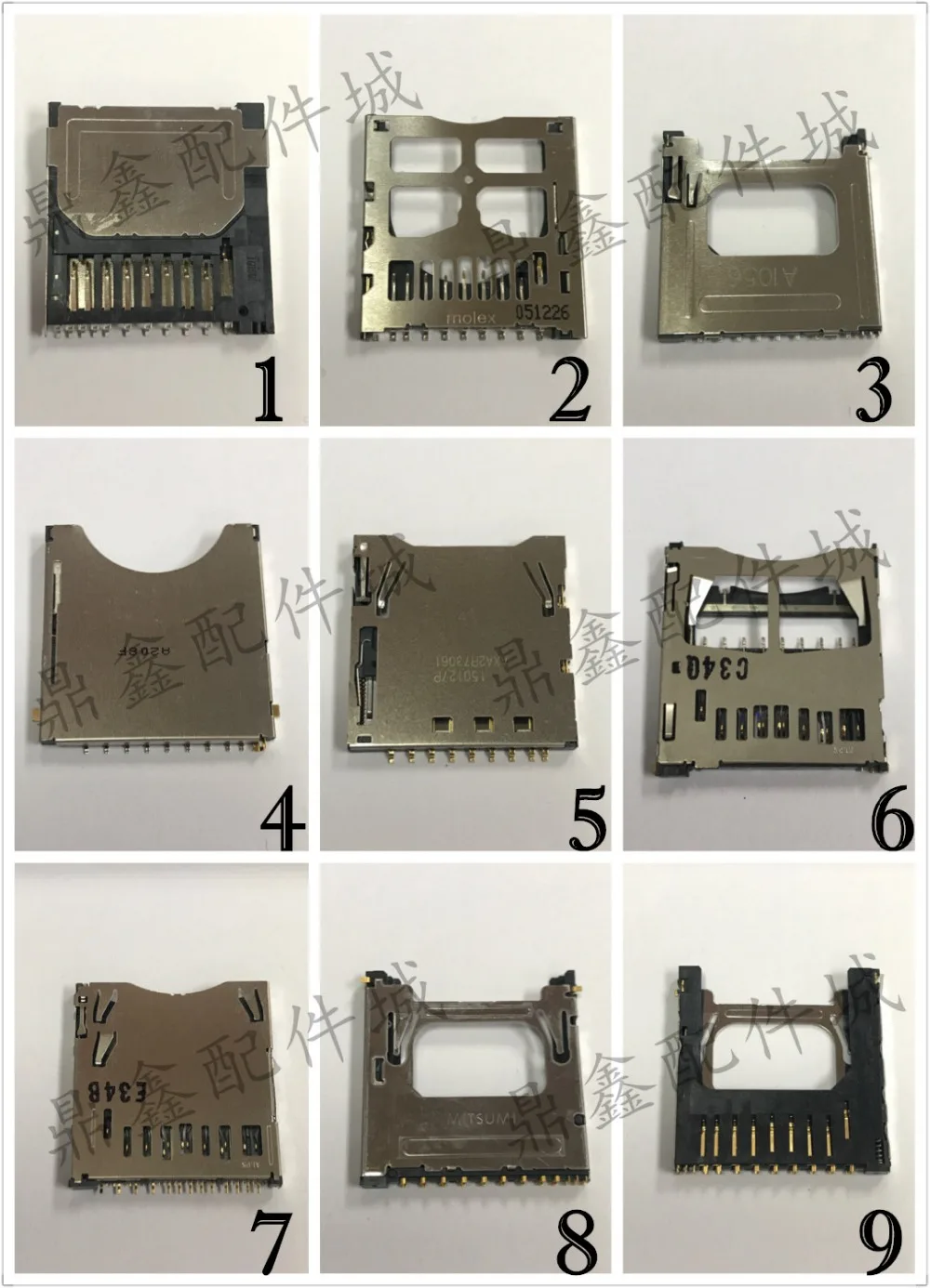 

5 шт. импортных разъемов для SD-карт AXA2R73061P