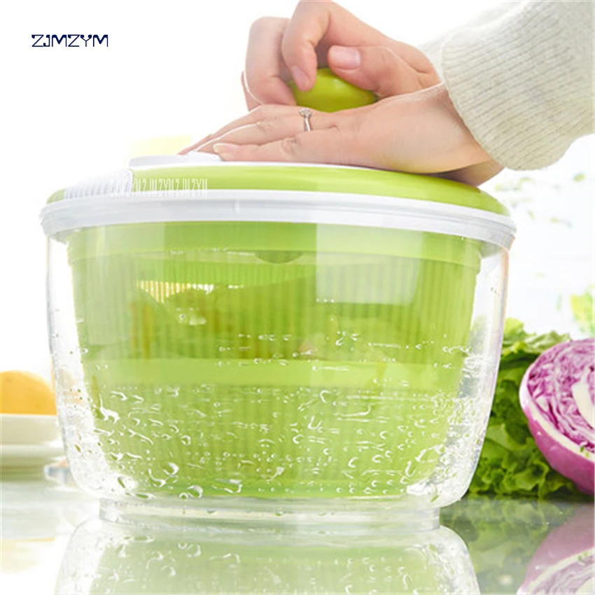 Home salad dehydrator wash vegetables fruit to water drain basket creative kitchen supplies dryer HK-295 ABS plastic Material