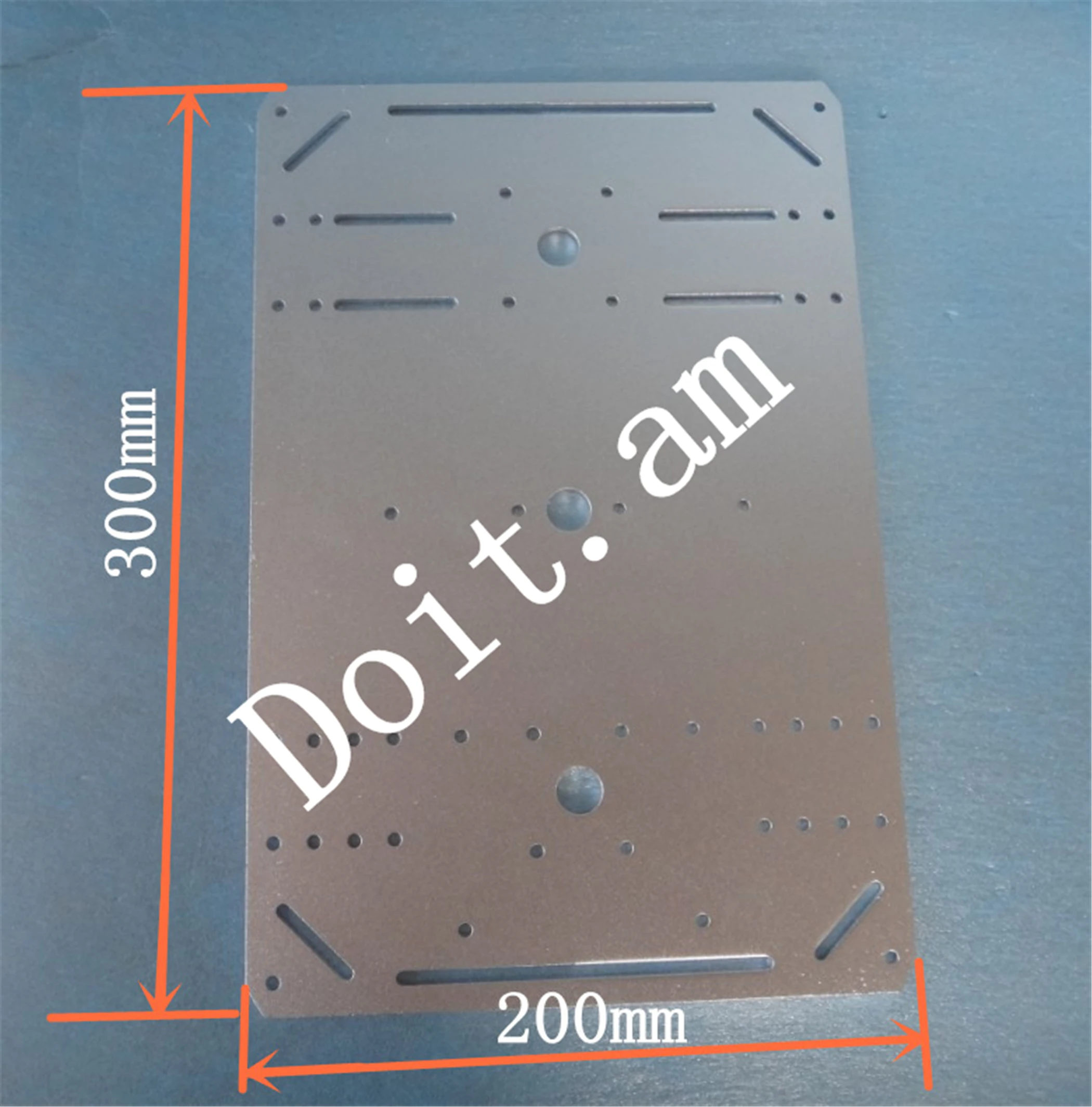 SZDOIT Robot Smart Car Chassis Panel Metal Panel/ Bottom Plate Robot Tank Parts