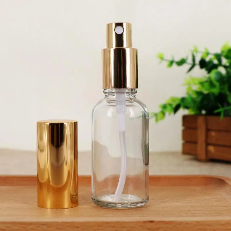 

Wholesale 50ml clear glass spray bottle, clear mist sprayer bottle, perfume spray glass bottle LX1082