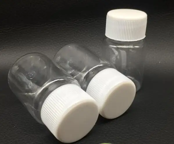 (200sets/lot) 30ml PET transparent round bottle with scale,health bottle,liquid bottle,plastic bottle