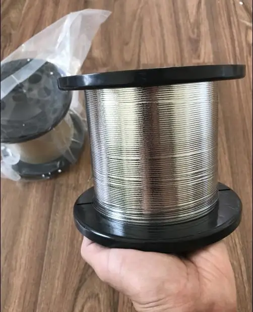 400meters Solar Panel Solder Wire Tinned Copper Strip for solar cell Connection Bus Bar wire 1.2mm*0.25mm