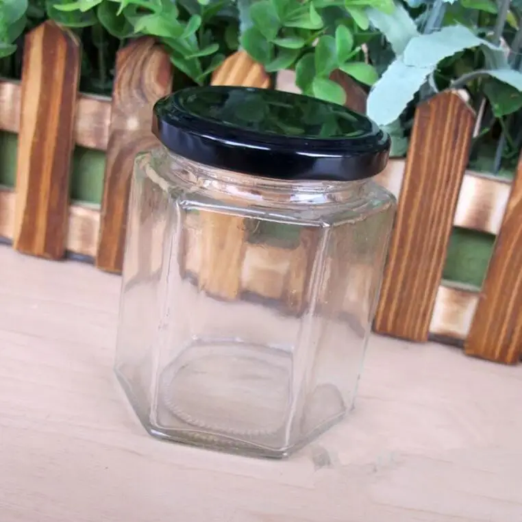 Wholesale 45ml transparent glass bottles jam jars honey food sealed storage tank for wedding LX1072
