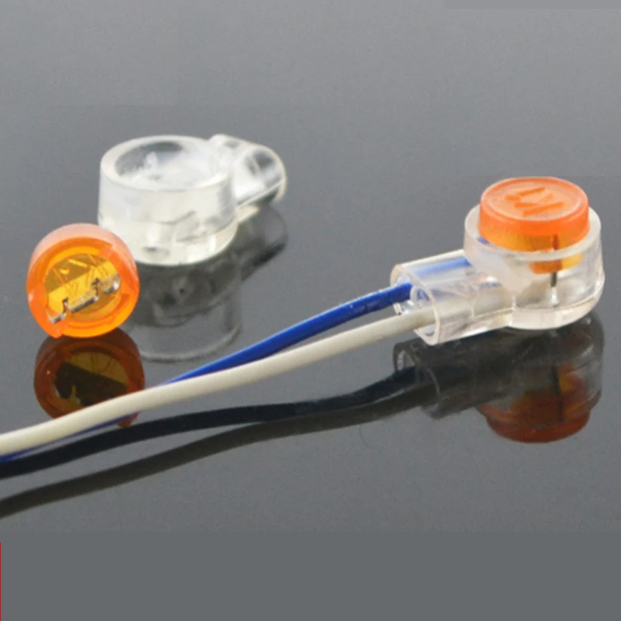 xintylink k1 connector crimp terminal waterproof wiring ethernet cable telephone cord pure copper high quality 200pcs