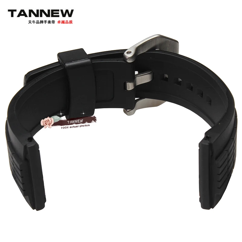 Rubber Bracelet For Seiko VELATURA/SRH 006 013 SPC007 SNAE17 Watch band 26mm Waterproof silicone Watch strap Men Accessories