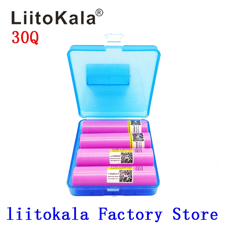 Litokala oryginalny 18650 3000mah akumulator INR18650 30Q 20A rozładowania akumulator litowo-jonowy