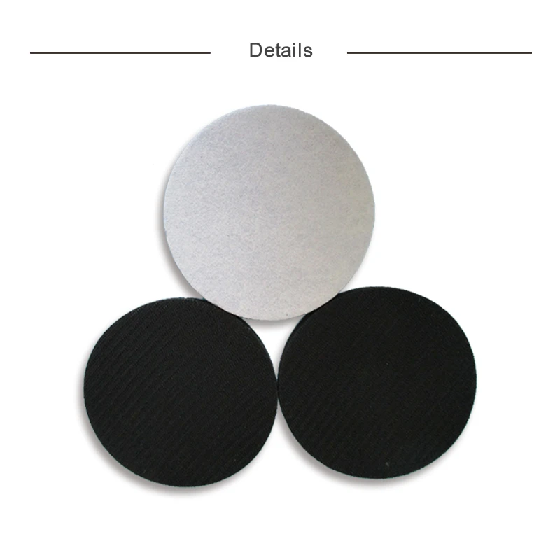 Almohadilla de esponja de interfaz suave de 5 pulgadas y 125mm, almohadilla de amortiguación de gancho y bucle, accesorios de herramientas eléctricas para pulir y moler