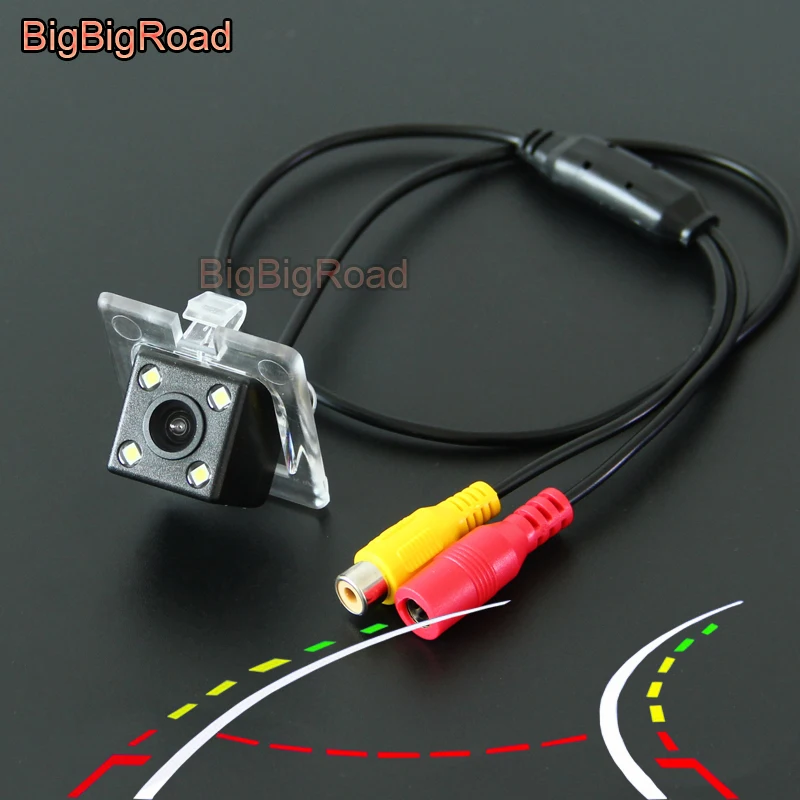 

BigBigRoad Car Intelligent Dynamic Trajectory Tracks Rear View Camera For Toyota Land Cruiser Prado LC 150 LC150 JC 150 JC150