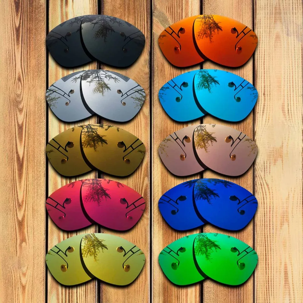 

2 Pairs 100% Precisely Cut Polarized Replacement Lenses for Moonlighter Sunglass - Many Colors