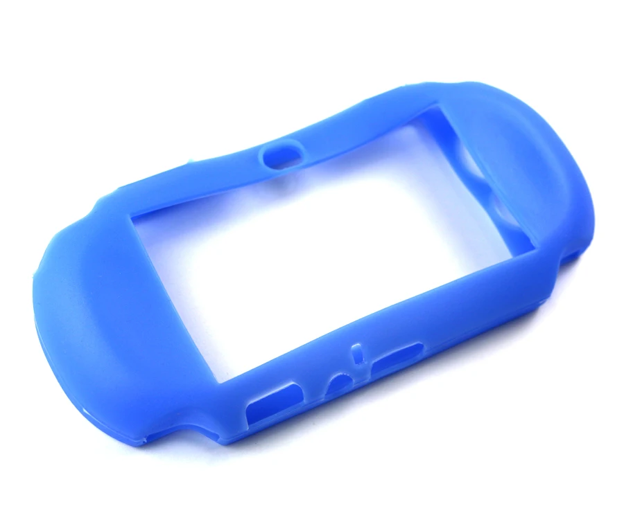 20 Buah Casing Silikon Pelindung Lembut Cangkang Sampul Keras Pelindung Kulit untuk PSV 1000 PS Vita PSV1000 PSVita