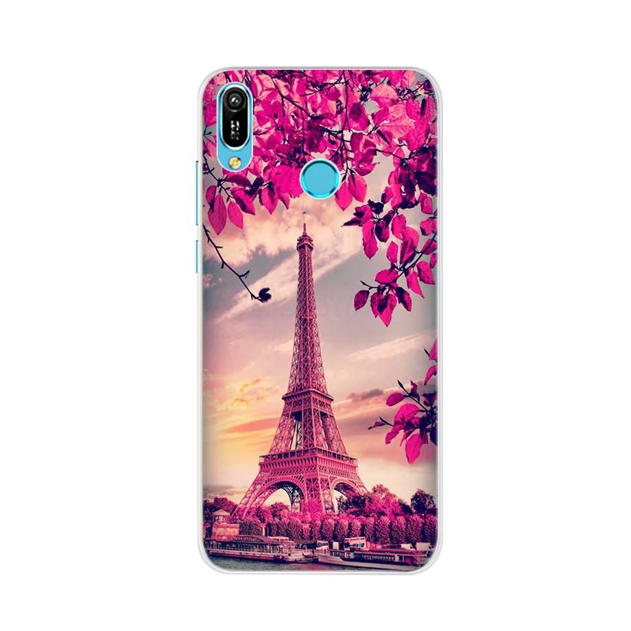 for Huawei Y6 2019 Case Huawei Y6 2019 Silicone Cover Soft Phone Case For Huawei Y6 2019 MRD-LX1 MRD-LX1F Y6 Prime Pro 2019 Case