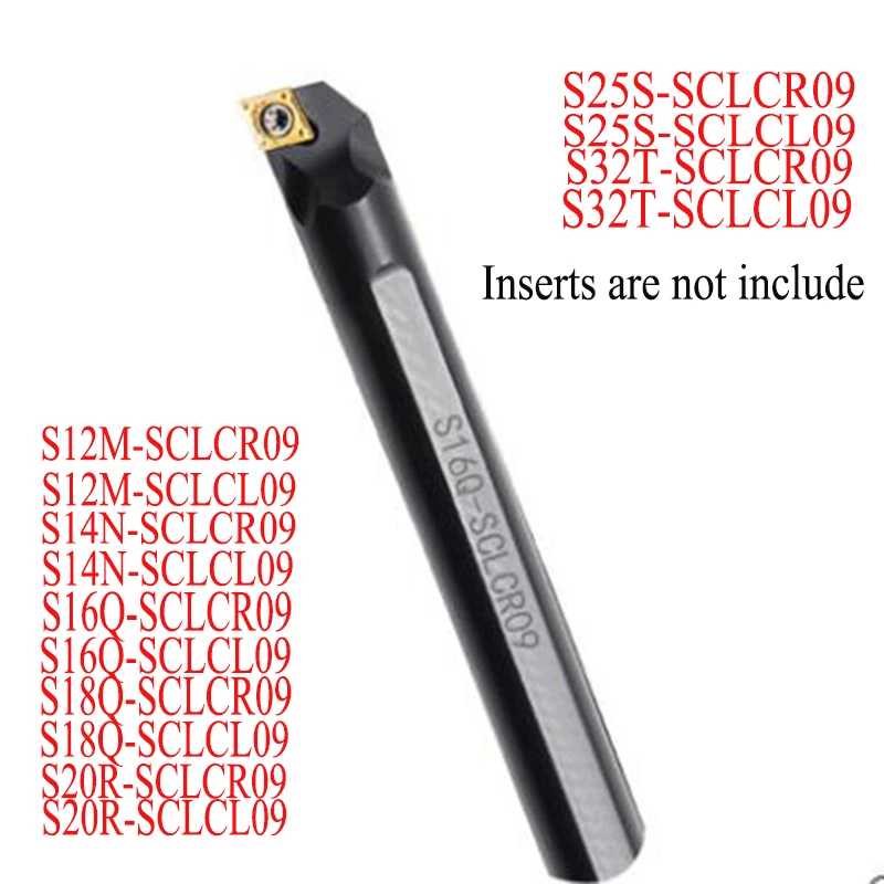 

S12M/S14N/S16Q/S18Q/S20R/S25S/S32T-SCLCR09/SCLCL09 Internal turning tool Lathe Turning Tool Holder cnc tool