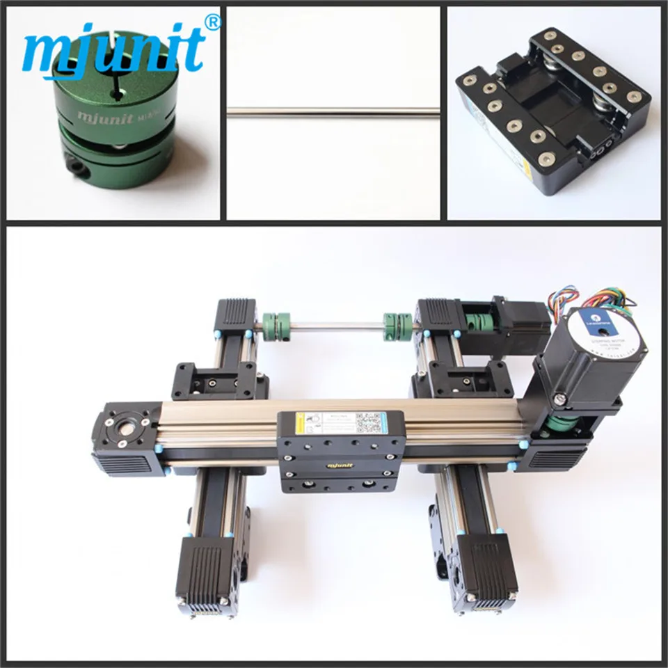 

mjunit XY two aixs with 762x762mm stroke high precision Linear Guide,Guideway Rail CNC Part Precise Ball Linear Guide Rail