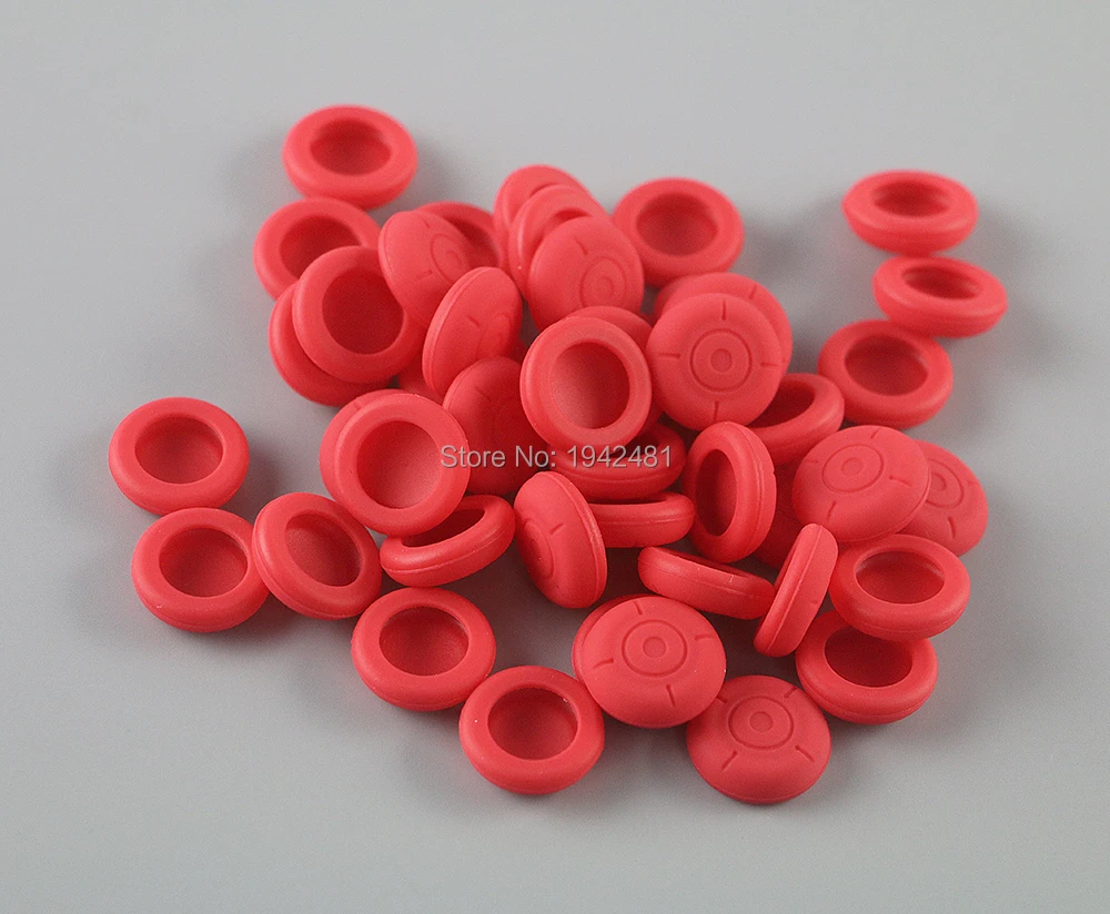 10 قطعة قبعات عصا التحكم الملونة سيليكون التناظرية قبضة زر غطاء تغليف للتبديل NS NX الملحقات