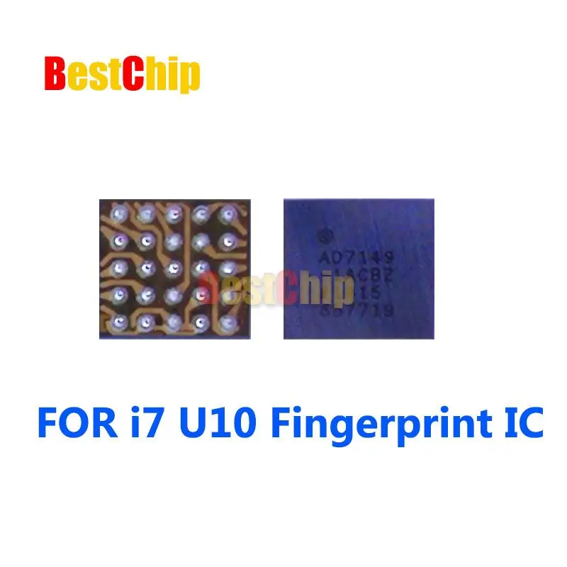 2-50pcs/lot Original U10 AD7149 chip IC for iphone 7 7plus 8 8plus plus fingerprint IC on Home button flex