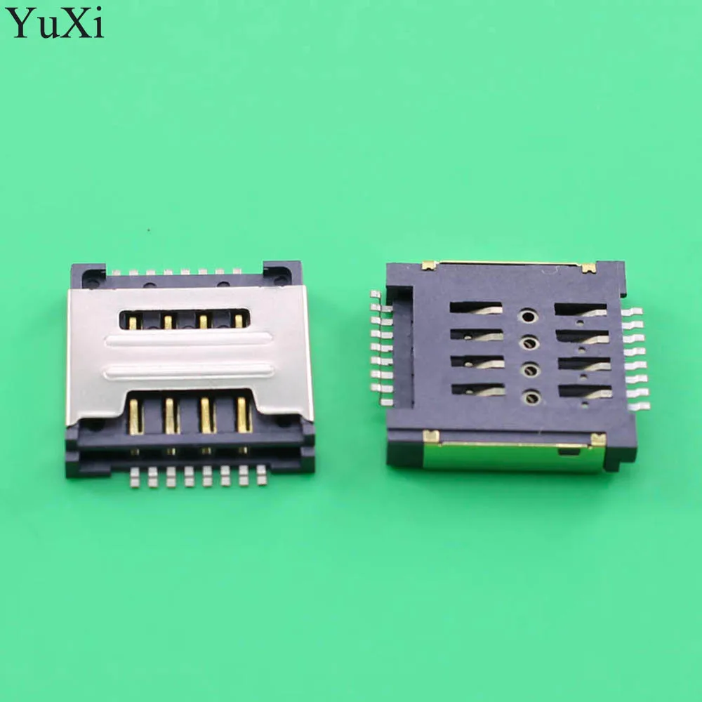 Dual 8P SIM card reader socket connector replacement for Huawei Y320 G7300 T00 Y325 y518 g600 g7300 FOR LENOVO S660  A690e S686