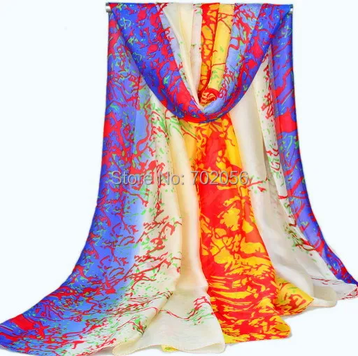 2016 Big rayon silk satin sarongs Scarf Women Fashion beach shawl mixed color 180*90cm 11pcs/lot #3841