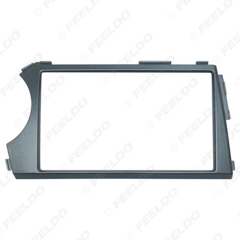 FEELDO Car Refitting 2DIN Radio Stereo DVD Frame Fascia Dash Panel Installation Kits For SSangyong Actyon Kyron (LHD) #HQ5239