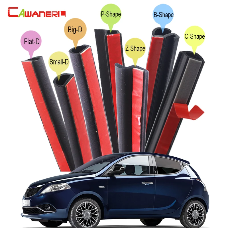 

Cawanerl Car Trunk Hood Door Rubber Seal Edge Trim Weatherstrip Sealing Seal Strip Kit For Lancia Thema Thesis Ypsilon