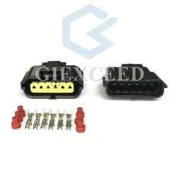 6 Pin 184060-1 Auto Gasoline Pump Socket Accelerator Pedal Connector AC Assembly For Ford Focus KIA Hyundai Mitsubishi