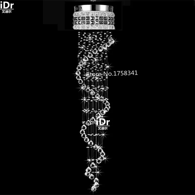 

Высококлассная атмосфера, крепление для гостиной, украшение для дома, подвесная хрустальная люстра диаметром 400xH1500 мм