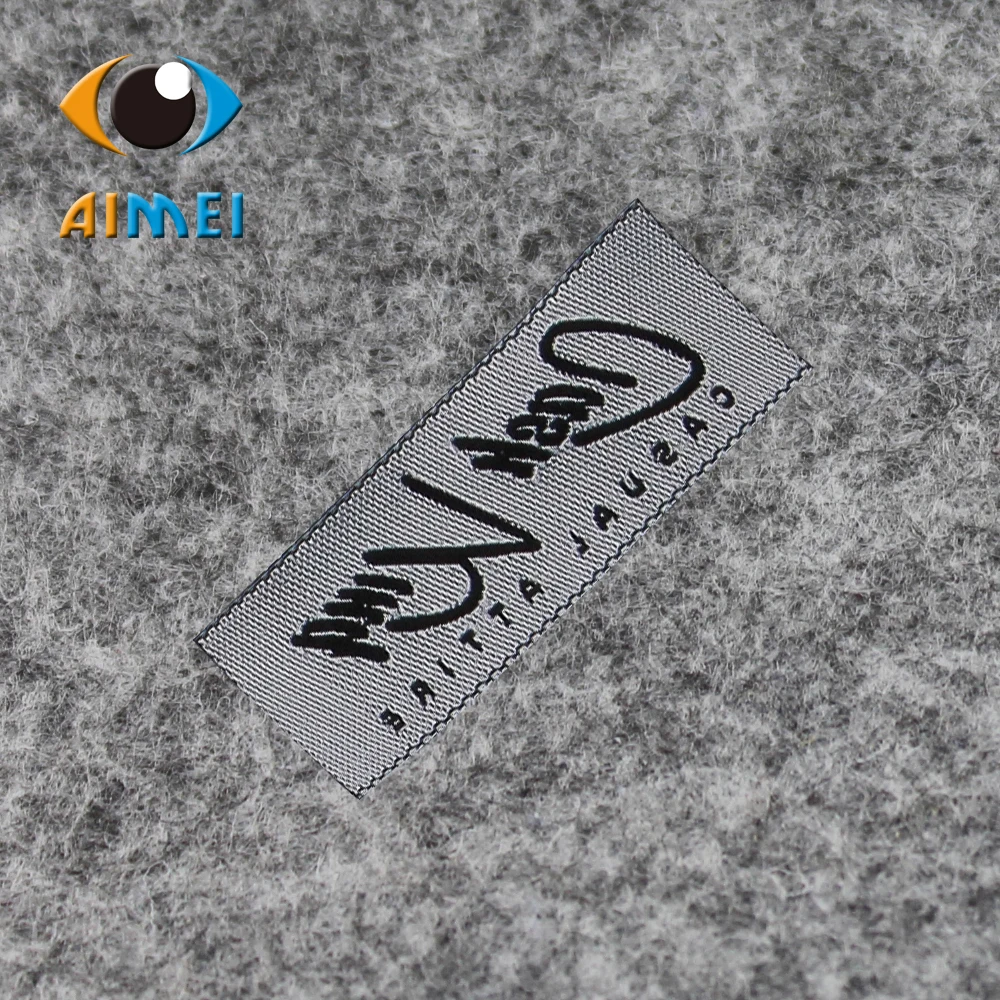 Custom Fabric Brand Names Clothing Labels Customized Garment Tags Jeans Patchwork Acessorios Logo Woven Label For School Shoes