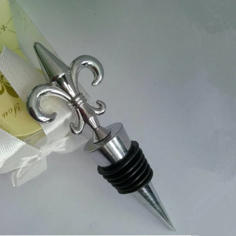 

Irises metal wine stopper 10pcs wedding favor birthday party Engagement House Moving Christmas souvenir Regalos de boda