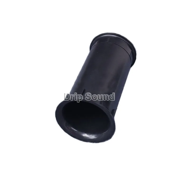 1pcs Speaker Port Tube Bass Subwoofer Stereo Audio Reflex Tube Loudspeaker Vent 75x160mm #Black