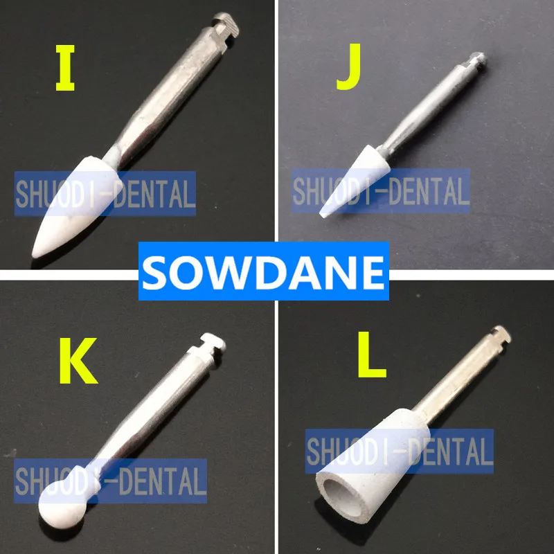 12 sztuk/paczka polerowanie zębów kamień Bur porcelana żywica polski Burs dentysta polerowanie materiałów 2.35mm uchwyt