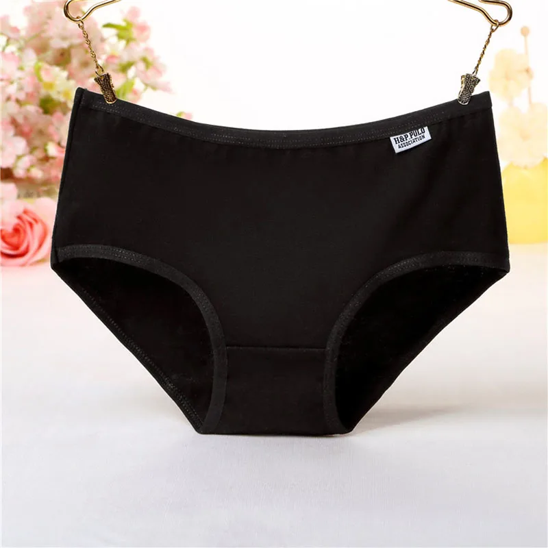 7Pcs/Lot Underwear Women Girls Panties Plus Size Briefs Sexy Panties Women Lingeries Calcinhas Shorts Underpants Solid Panty