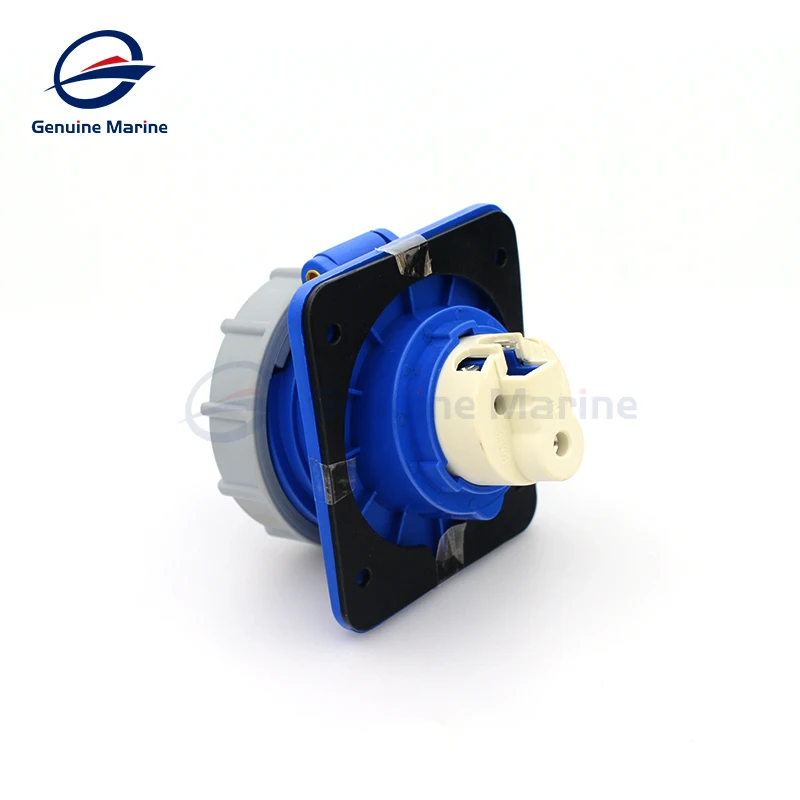 Waterproof Moisture-Proof 16A/32A 250V Marine Shore Power Socket Male Female Power Plug For Yacht Boat Accessories