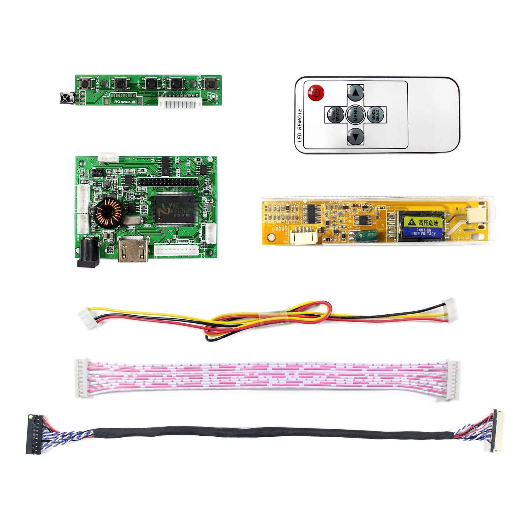 HD MI LCD Controller Board For 12.1 in LP121X04 C2K2 1024X768 LCD Screen