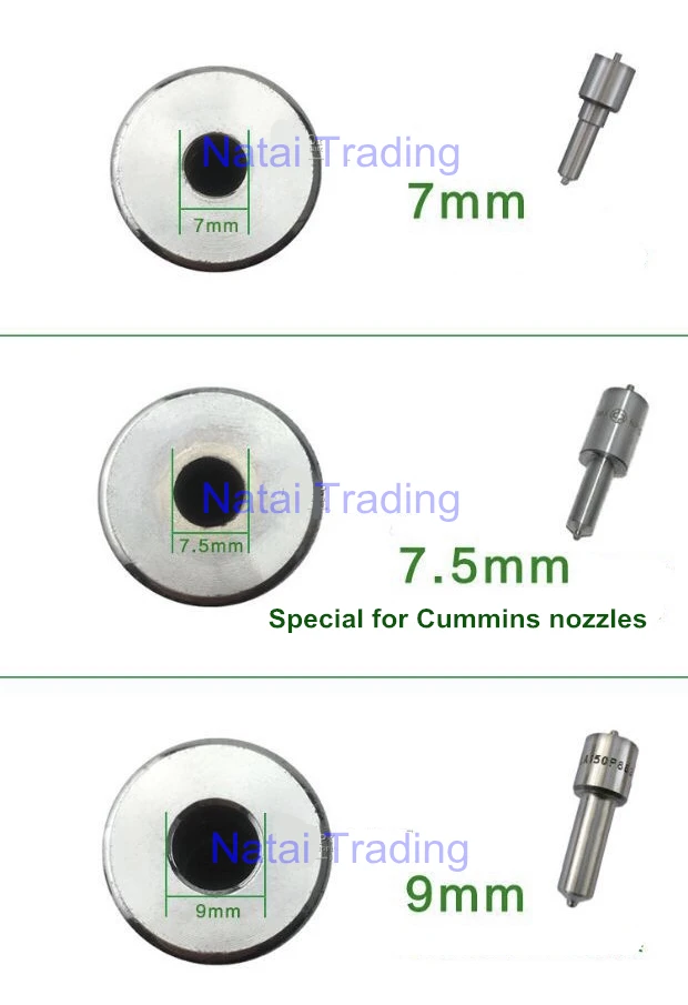 Multi-function Common Rail Injector Diesel Collector Tool 7mm 7.5mm 9mm 9.5mm for BOSCH CUMMINS Fuel Injector Repair Tools