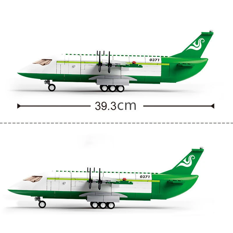 小型市飛行機ビルディングブロック空気バス飛行機ブロックモデル航空機飛行機 diy フィギュアレンガのおもちゃギフト