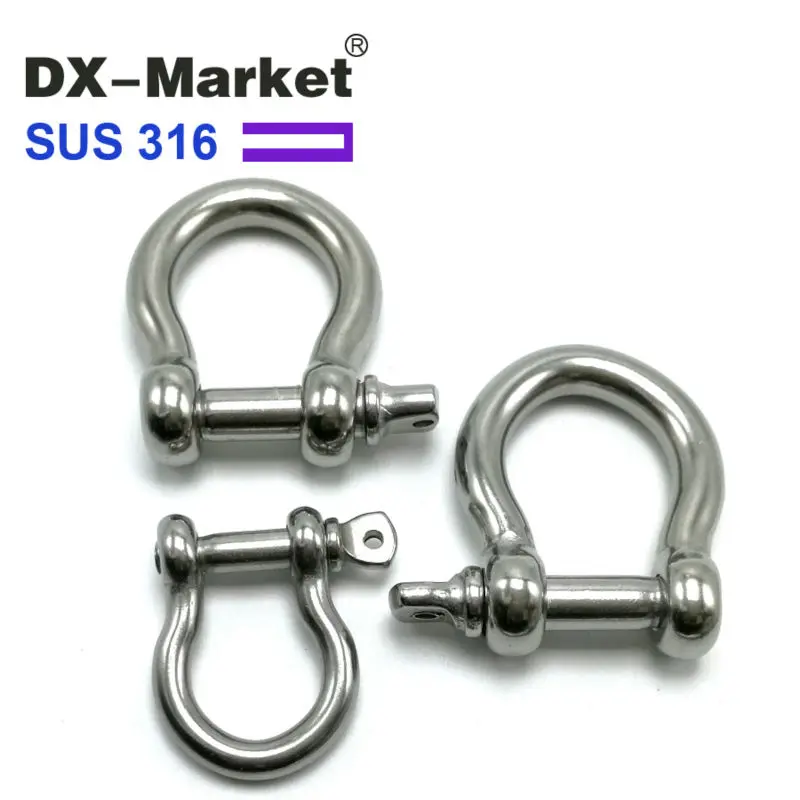 

m32 , chain bow rigging shackle , 316 Stainless Steel bow type rigging , sus316 m32 bow shackle